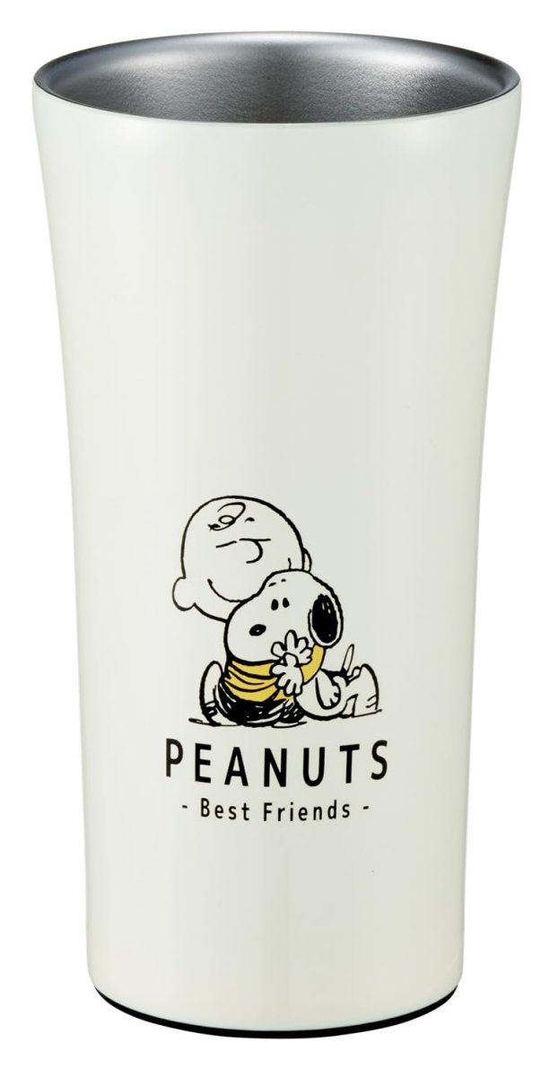 画像1: スケーター（Ｓｋａｔｅｒ） ステンレス タンブラー ３００ｍｌ 保温 保冷 スヌーピー バッジ ７１９６６?Ａ (1)