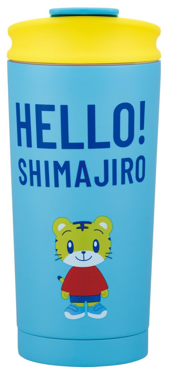 画像1: スケーター（Ｓｋａｔｅｒ） サーモ タンブラー ４５０ｍｌ 保温 保冷 フラップロック しまじろう ＶＩＶＩＤ ＳＴＢＦ５?Ａ (1)