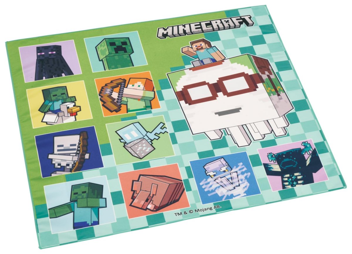 画像1: スケーター（Ｓｋａｔｅｒ） 子供用 お弁当 ランチクロス ４３×４３ｃｍ 日本製 マインクラフト Ｍｉｎｅｃｒａｆｔ ２６ 男の子 ＫＢ４ＳＮ?Ａ (1)