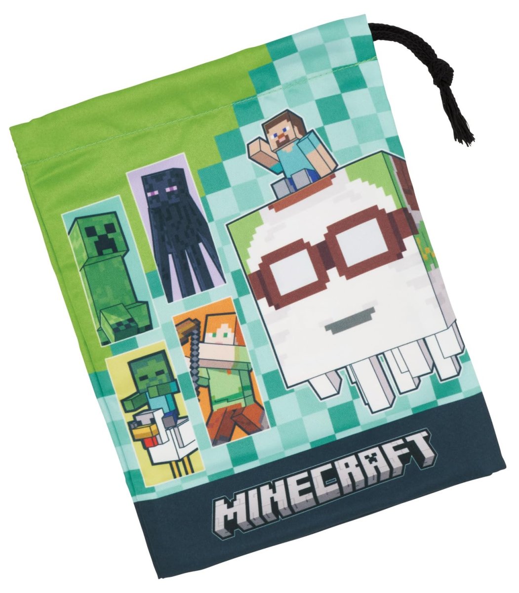 画像1: スケーター（Ｓｋａｔｅｒ） 子供用 コップ袋 巾着 袋 日本製 マインクラフト Ｍｉｎｅｃｒａｆｔ ２６ 男の子 ＫＢ６３ＳＮ?Ａ (1)