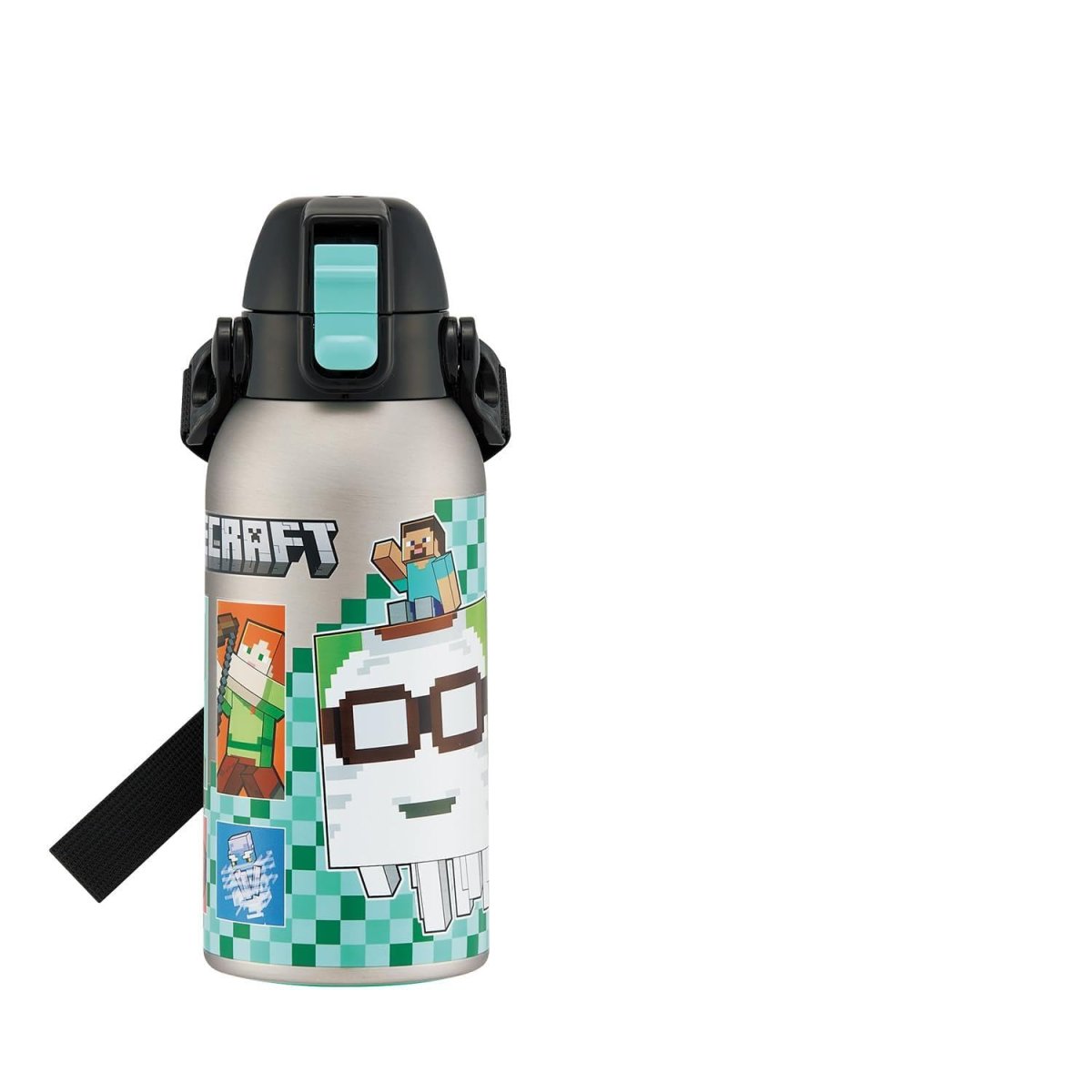 画像1: スケーター（Ｓｋａｔｅｒ） 水筒 子供用 直飲み ６００ｍｌ マインクラフト Ｍｉｎｅｃｒａｆｔ ２６ 男の子 保冷専用 ステンレス 軽量タイプ ｗａｔｅｒｂｏｔｔｌｅ スポーツボトル キッズ こども 水瓶 ＳＴＣＨ６?Ａ (1)