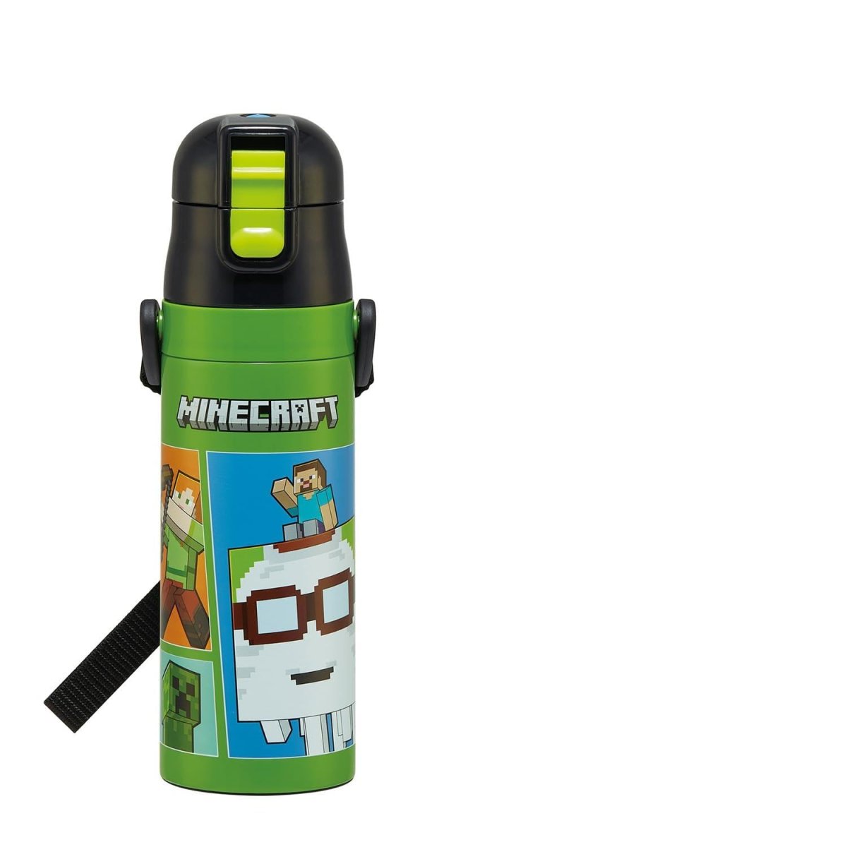 画像1: スケーター（Ｓｋａｔｅｒ） 水筒 子供用 直飲み ４７０ｍｌ マインクラフト Ｍｉｎｅｃｒａｆｔ ２６ 男の子 保冷専用 ステンレス 軽量タイプ ｗａｔｅｒｂｏｔｔｌｅ スポーツボトル キッズ こども 水瓶 ＳＤＣ４?Ａ (1)