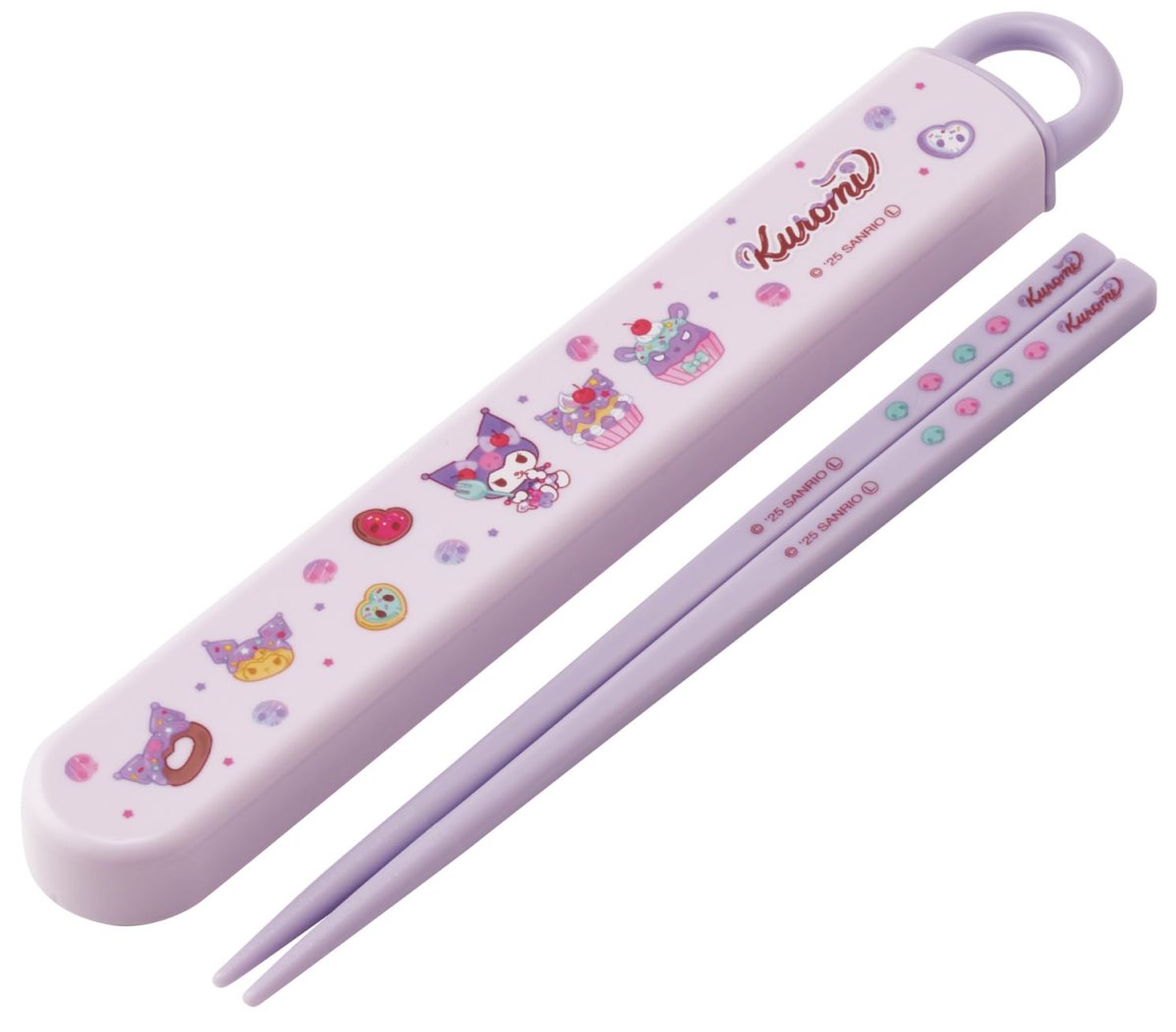 画像1: スケーター（Ｓｋａｔｅｒ） 子供用 箸 箸箱 セット １６．５ｃｍ 日本製 スライド式 サンリオ クロミ Ｆａｎｃｙ Ｓｎａｃｋｓ Ｗｅｅｔｓ 女の子 ＡＢＳ２ＡＭ?Ａ (1)