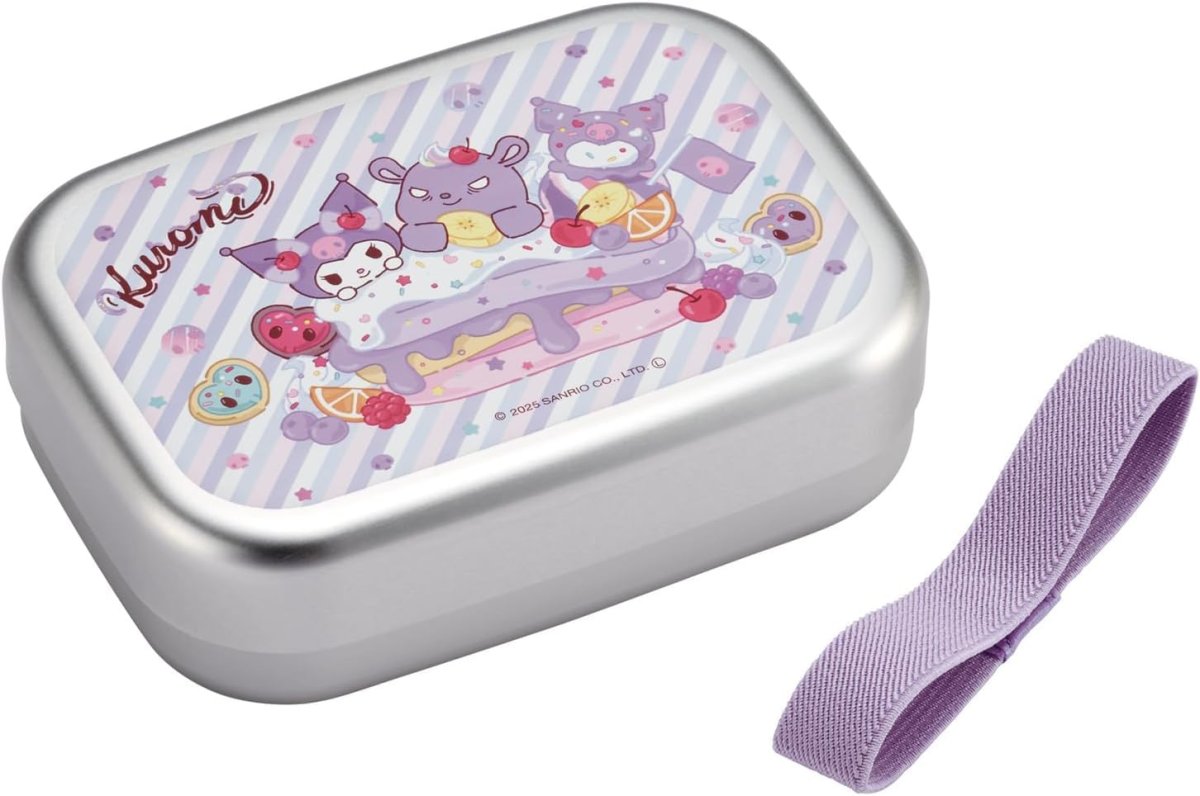 画像1: スケーター（Ｓｋａｔｅｒ） 弁当箱 アルミ ランチボックス 子供用 ３７０ｍｌ 保温庫対応 ランチベルト付 日本製 サンリオ クロミ Ｆａｎｃｙ Ｓｎａｃｋｓ Ｗｅｅｔｓ 女の子 ＡＬＢ５ＮＶ?Ａ (1)