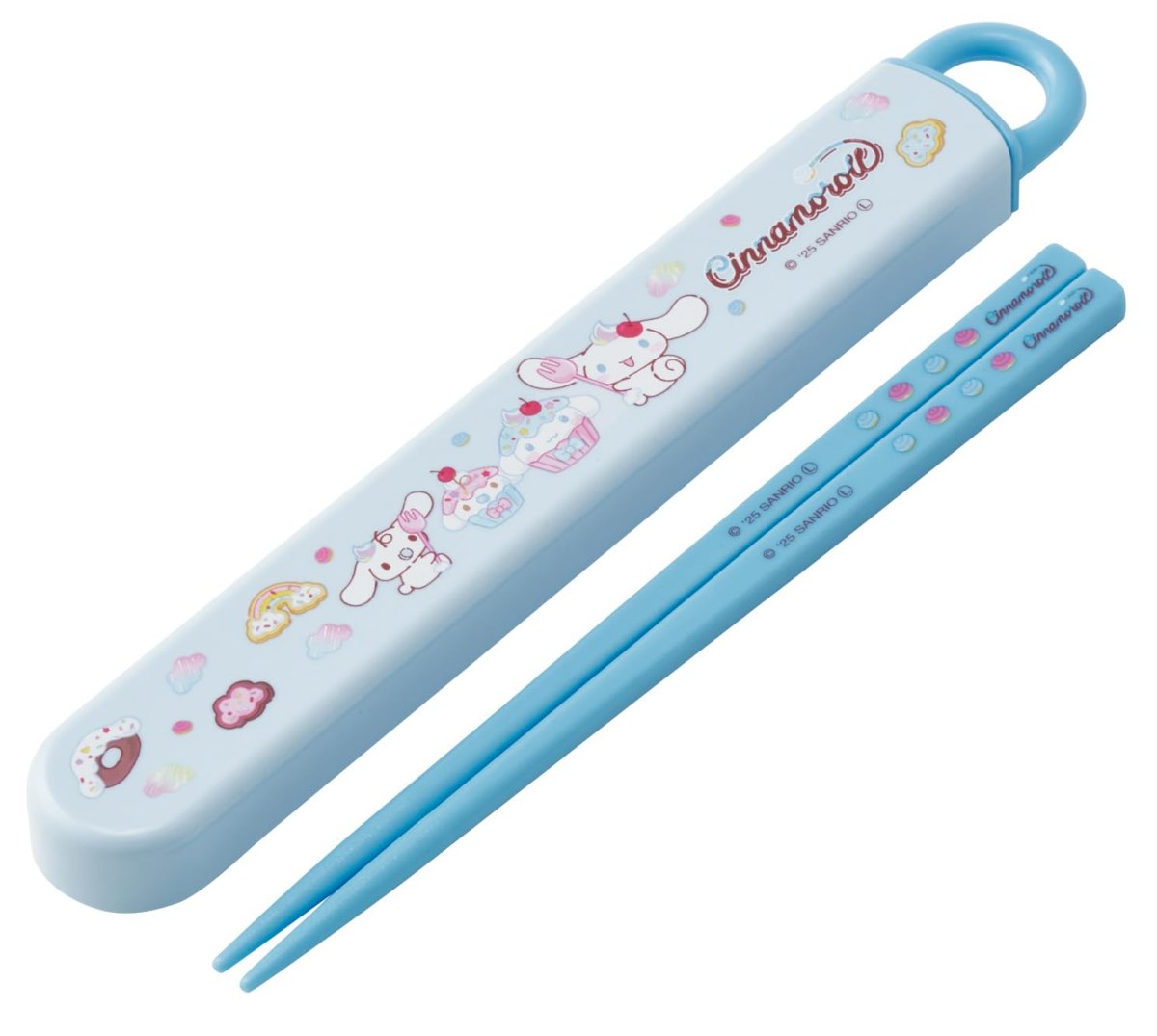 画像1: スケーター（Ｓｋａｔｅｒ） 子供用 箸 箸箱 セット １６．５ｃｍ 日本製 スライド式 サンリオ シナモロール Ｆａｎｃｙ Ｓｎａｃｋｓ Ｗｅｅｔｓ 女の子 ＡＢＳ２ＡＭ?Ａ (1)
