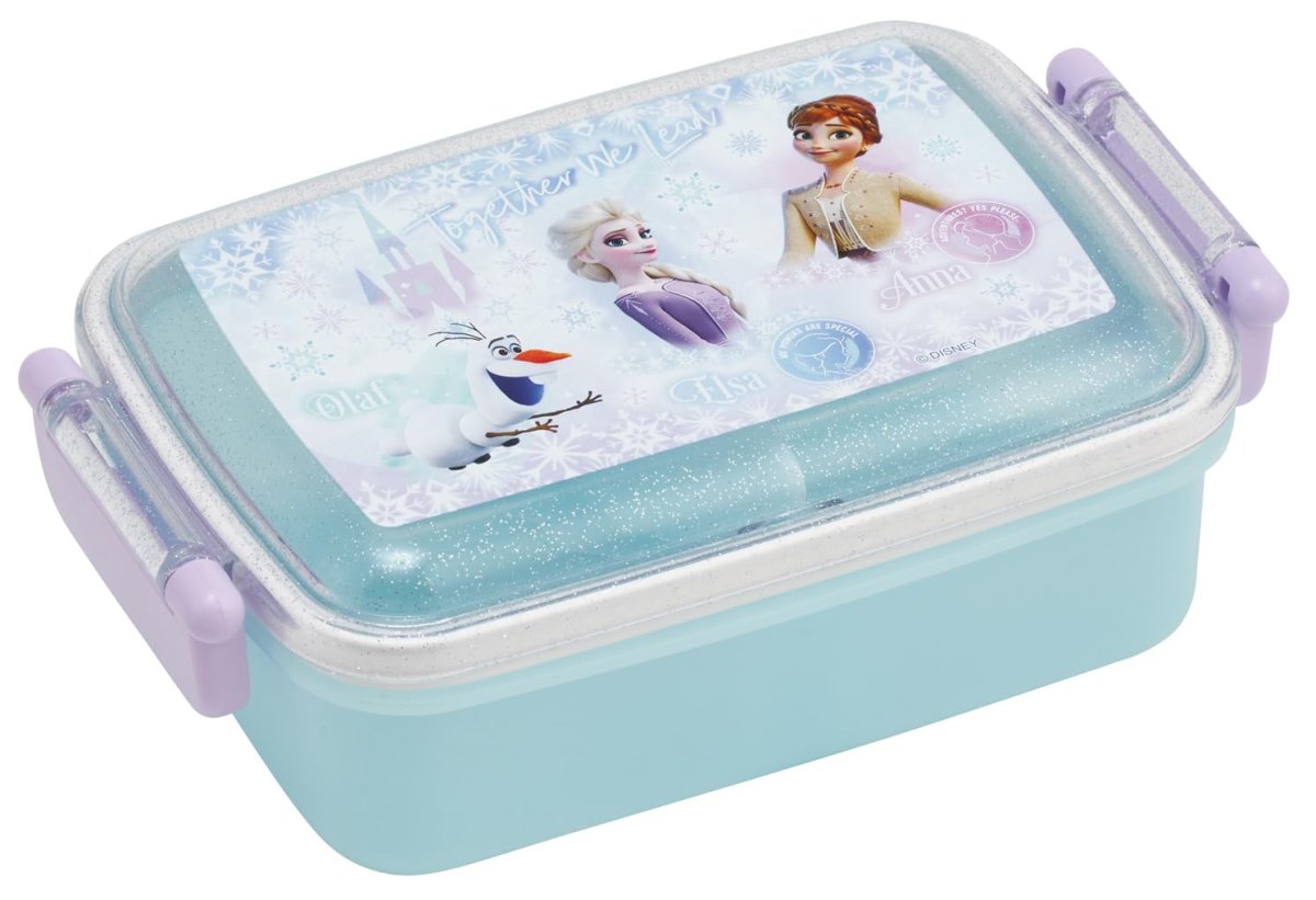 画像1: スケーター（Ｓｋａｔｅｒ） お弁当箱 子供用 ４５０ｍｌ ふわっと盛れるドーム型ふた ランチボックス １段 日本製 ディズニー アナと雪の女王 ２６ 女の子 ＲＢＦ３ＡＮ?Ａ (1)