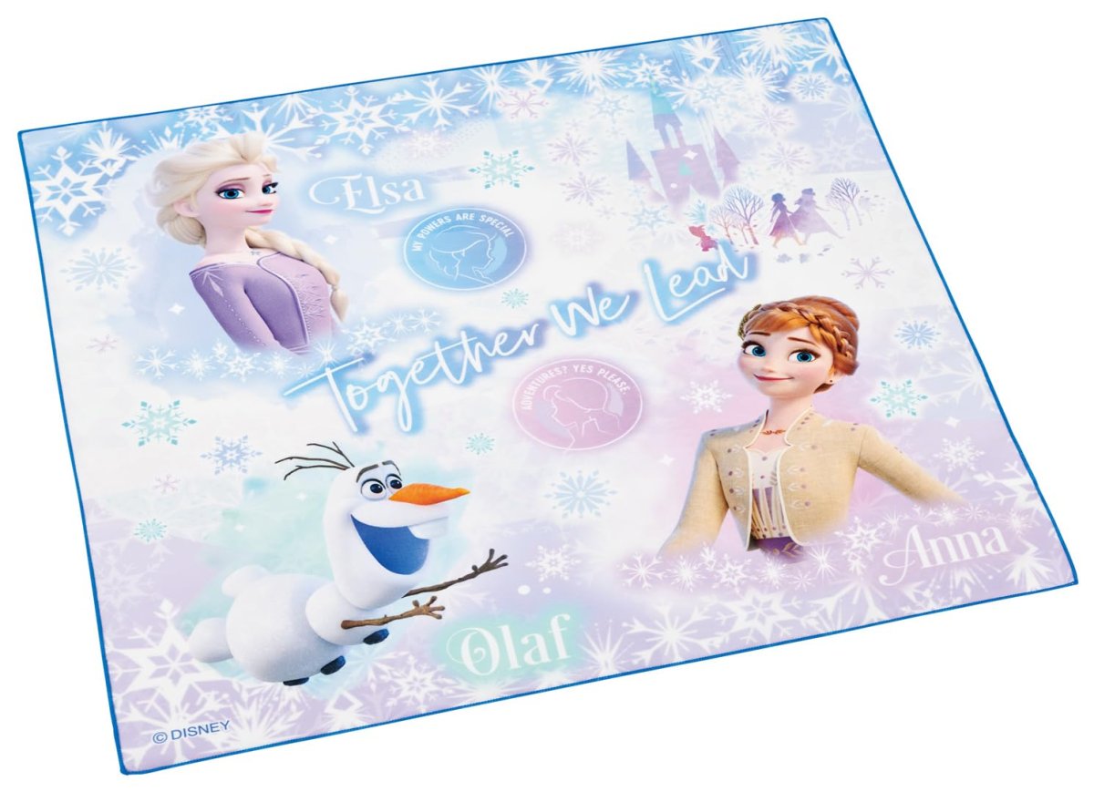 画像1: スケーター（Ｓｋａｔｅｒ） 子供用 お弁当 ランチクロス ４３×４３ｃｍ 日本製 ディズニー アナと雪の女王 ２６ 女の子 ＫＢ４ＳＮ?Ａ (1)