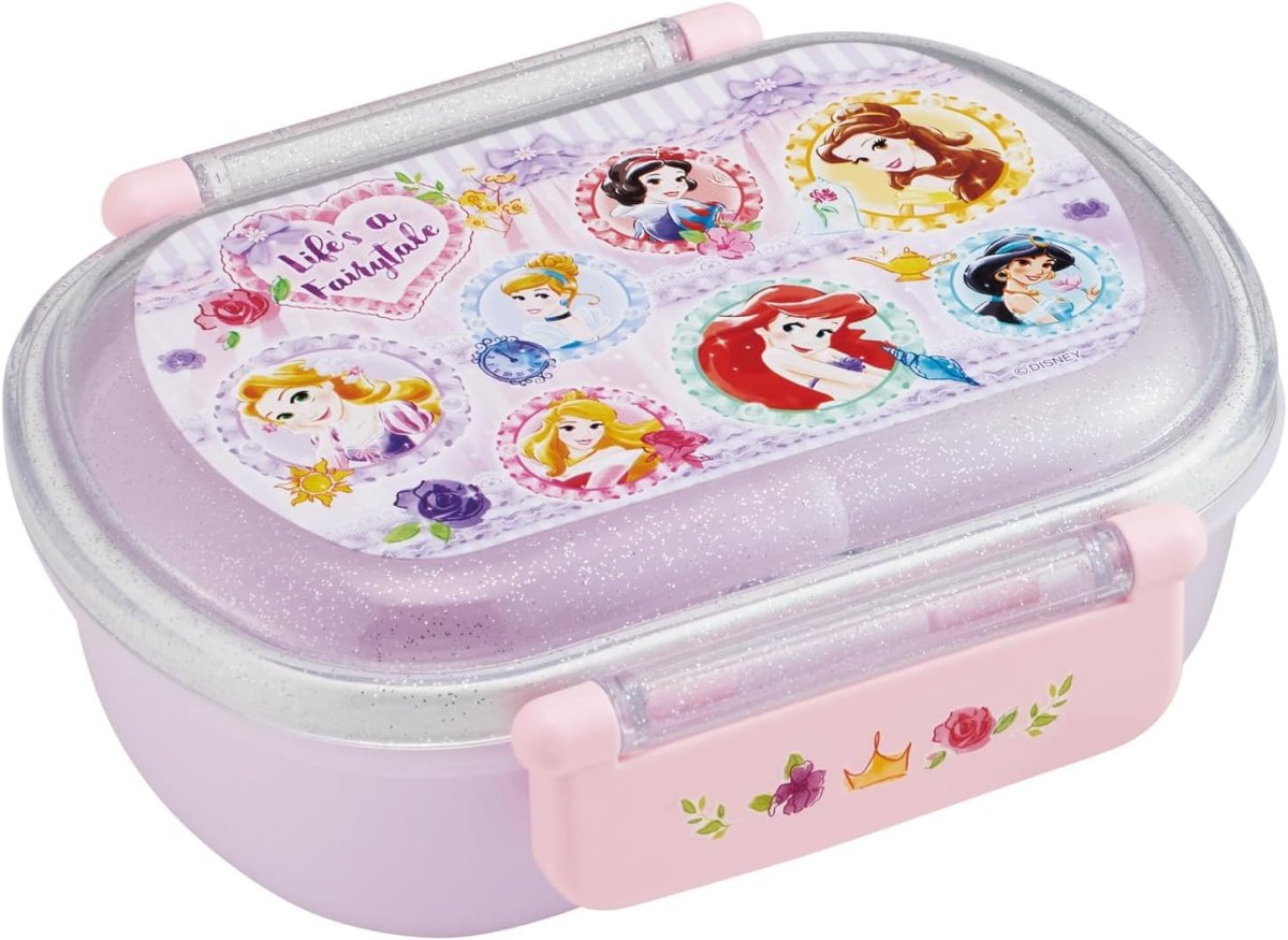 画像1: スケーター（Ｓｋａｔｅｒ） 子供用 弁当箱 ランチボックス ３６０ｍｌ 日本製 ディズニー プリンセス ２６ 女の子 ＱＡＦ２ＢＡ?Ａ (1)