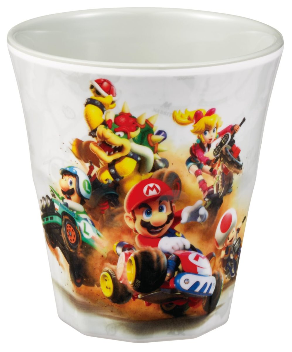 画像1: スケーター（Ｓｋａｔｅｒ） 子供用 メラミン タンブラー ２７０ｍｌ スーパーマリオ マリオカート ワールド 男の子 ＭＴＢ２?Ａ (1)