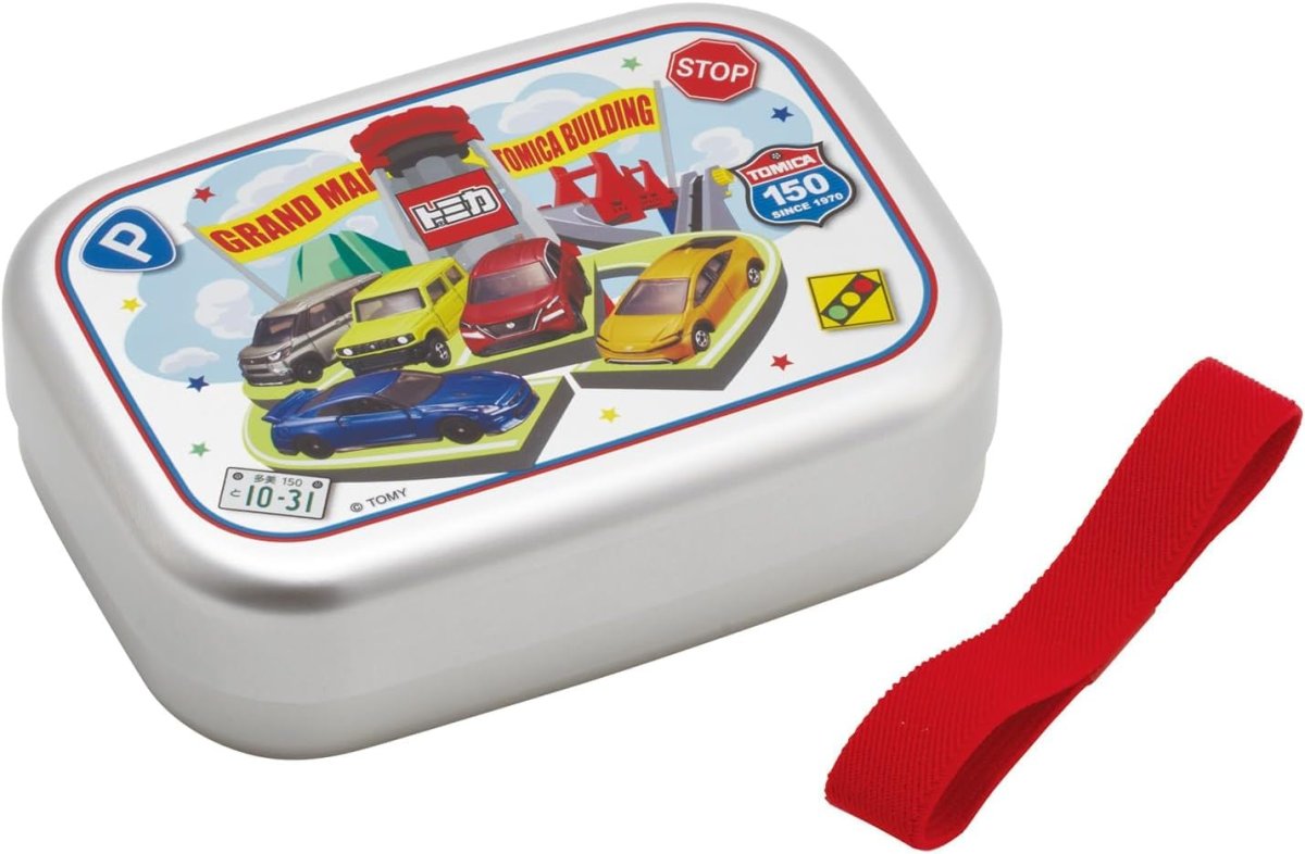 画像1: スケーター（Ｓｋａｔｅｒ） 弁当箱 アルミ ランチボックス 子供用 ３７０ｍｌ 保温庫対応 ランチベルト付 日本製 トミカ ２６ 男の子 ＡＬＢ５ＮＶ?Ａ (1)