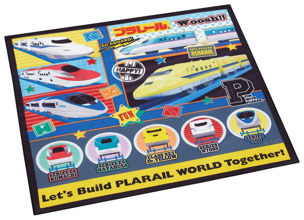 画像1: スケーター（Ｓｋａｔｅｒ） 子供用 お弁当 ランチクロス ４３×４３ｃｍ プラレール ２６ 男の子 ＫＢ４ＳＮ?Ａ (1)