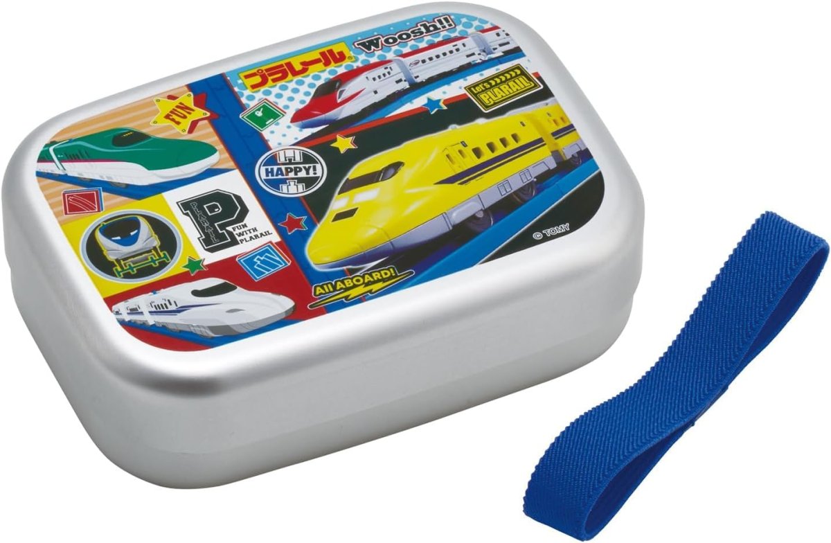 画像1: スケーター（Ｓｋａｔｅｒ） 弁当箱 アルミ ランチボックス 子供用 ３７０ｍｌ 保温庫対応 ランチベルト付 日本製 プラレール ２６ 男の子 ＡＬＢ５ＮＶ?Ａ (1)