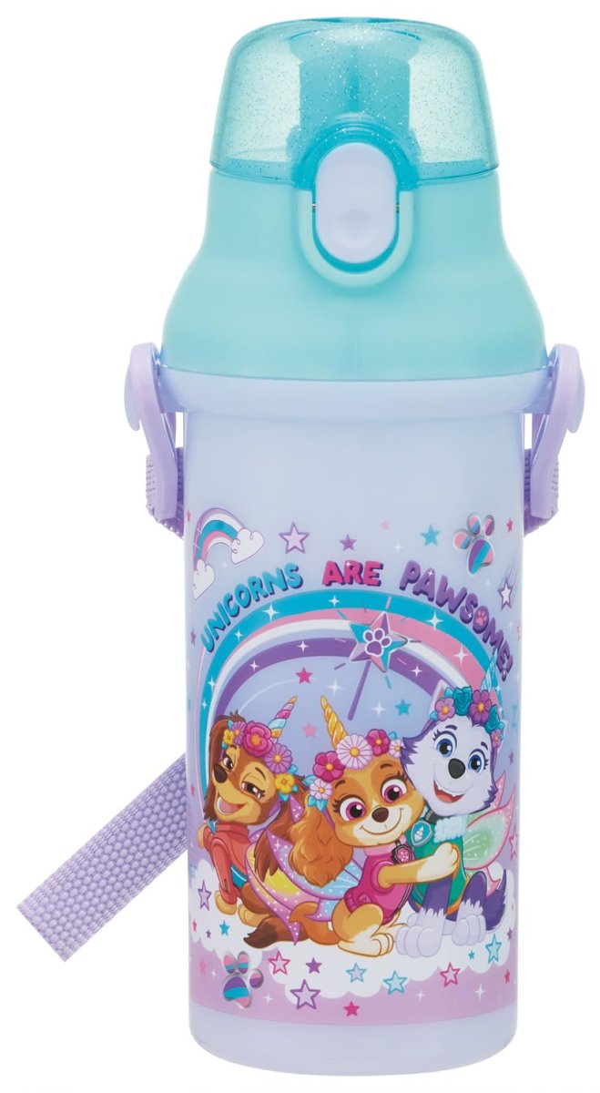 画像1: スケーター（ｓｋａｔｅｒ） 子供用 直飲み 水筒 プラスチック ４８０ｍｌ ワンプッシュ開閉 食洗機対応 日本製 パウ・パトロール ユニコーン 女の子 ＰＳＢ５ＳＡＮ?Ａ (1)