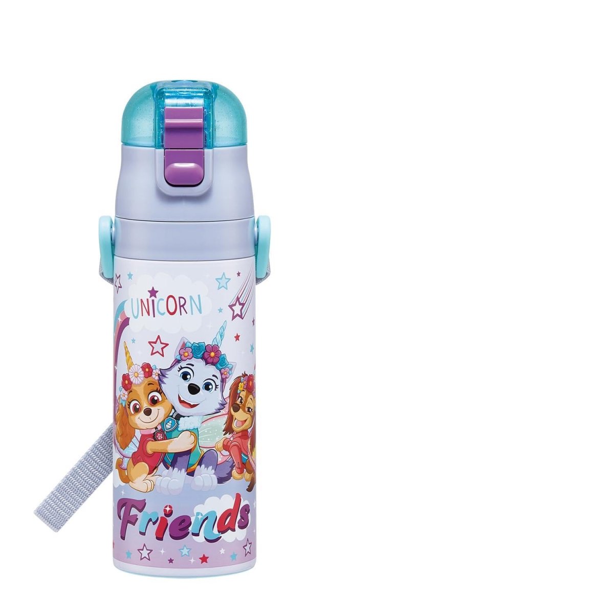画像1: スケーター（Ｓｋａｔｅｒ） 水筒 子供用 直飲み ４７０ｍｌ パウ・パトロール ユニコーン 女の子 保冷専用 ステンレス 軽量タイプ ｗａｔｅｒｂｏｔｔｌｅ スポーツボトル キッズ こども 水瓶 ＳＤＣ４?Ａ (1)