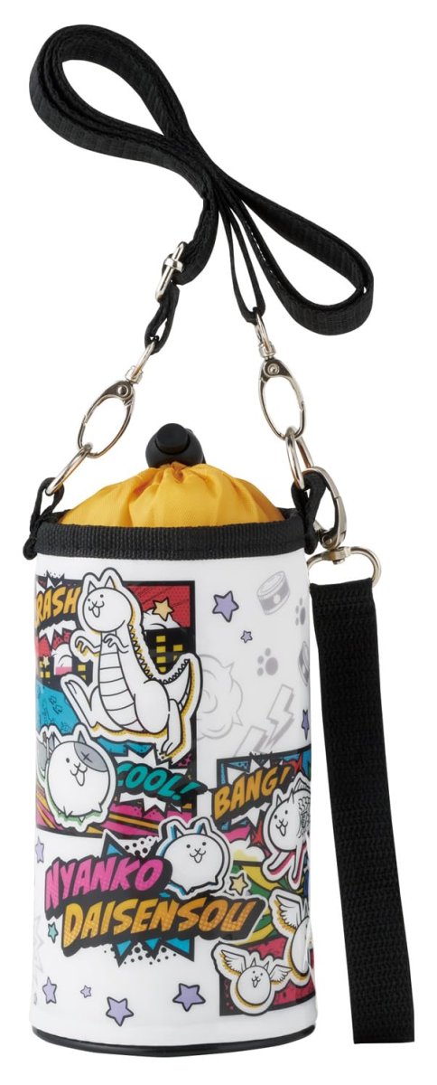 画像1: スケーター（Ｓｋａｔｅｒ） エナメル ペットボトルケース ５００ｍｌ にゃんこ大戦争 ２６ ＰＶＰＣ６?Ａ (1)