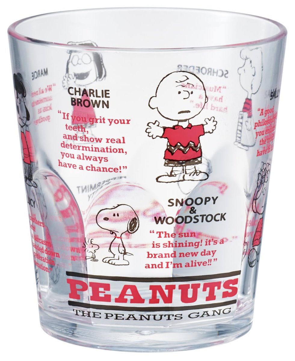 画像1: スケーター（Ｓｋａｔｅｒ） コップ ２８０ｍｌ プラスチック アクリル 食洗機対応 日本製 スヌーピー ＰＥＡＮＵＴＳ ＧＡＮＧ ＫＳＡ４Ｊ?Ａ (1)