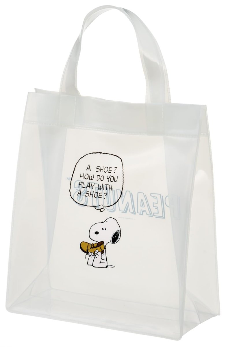 画像1: スケーター（Ｓｋａｔｅｒ） ビニール バッグ 透明 クリア スヌーピー ＰＥＡＮＵＴＳ カラーシリーズ Ｓｎｏｏｐｙ ＶＢＨ１?Ａ (1)