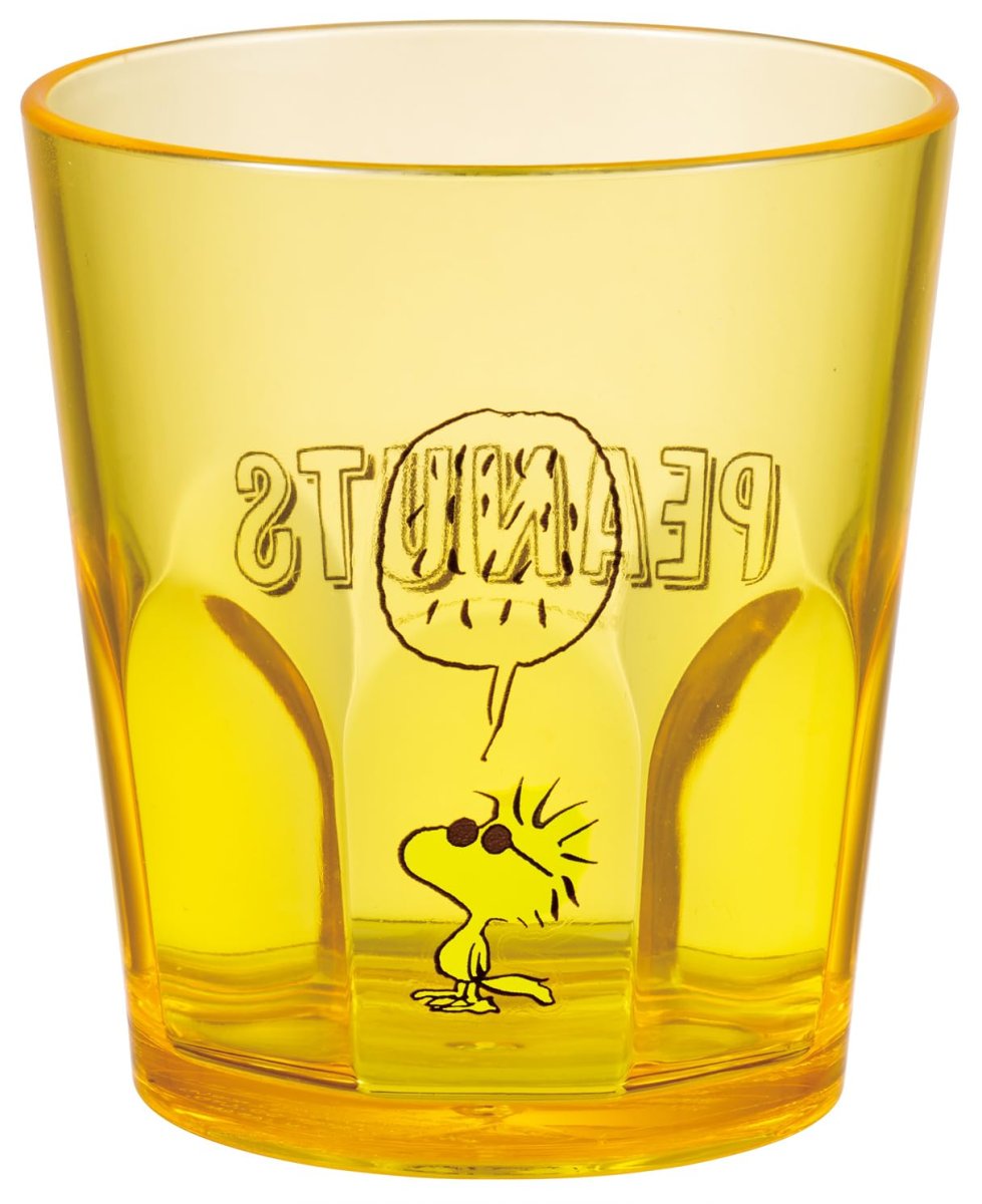 画像1: スケーター（Ｓｋａｔｅｒ） コップ ２８０ｍｌ プラスチック アクリル 食洗機対応 日本製 スヌーピー ＰＥＡＮＵＴＳ カラーシリーズ Ｗｏｏｄｓｔｏｃｋ ウッドストック ＫＳＡ４Ｊ?Ａ (1)
