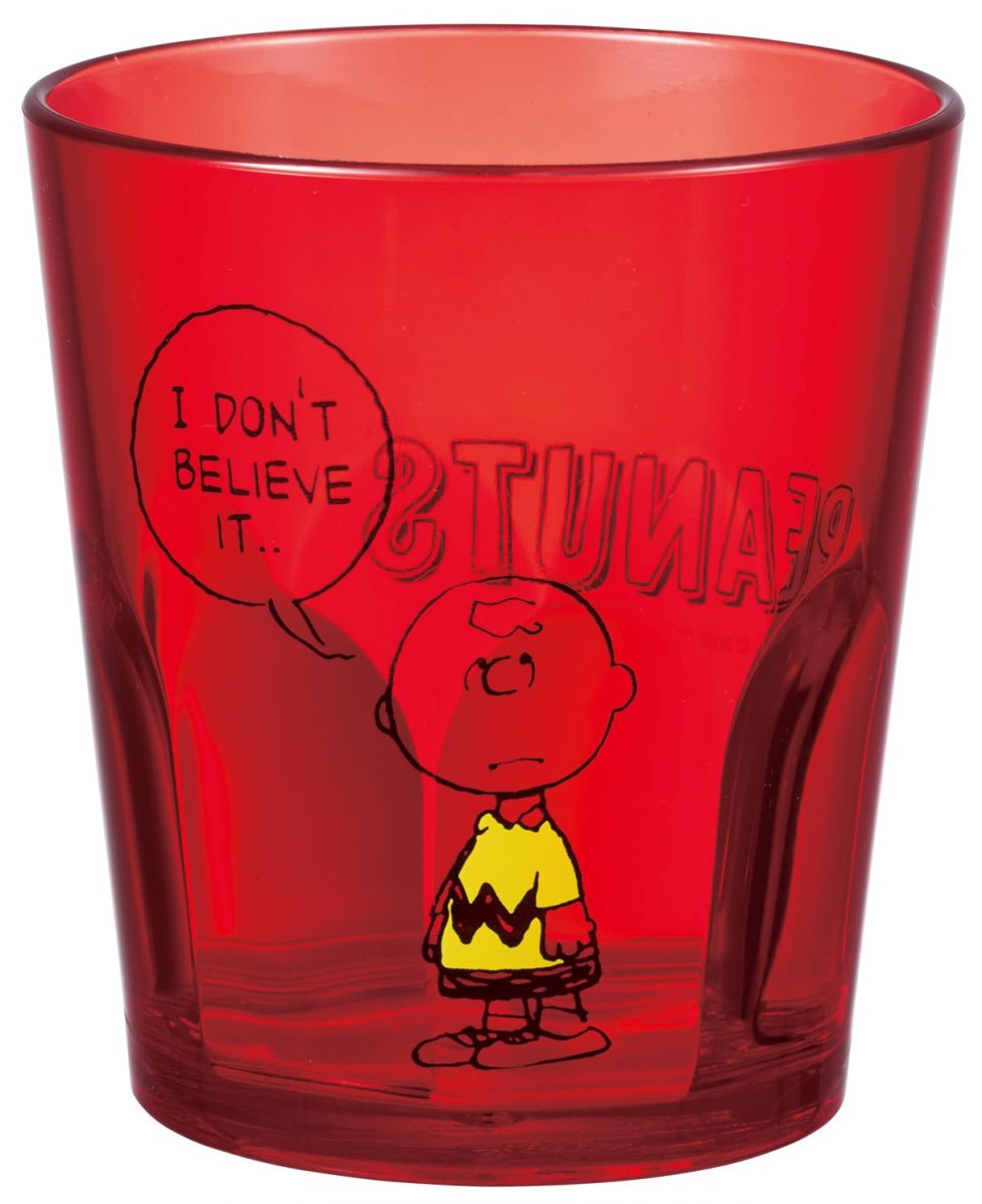 画像1: スケーター（Ｓｋａｔｅｒ） コップ ２８０ｍｌ プラスチック アクリル 食洗機対応 日本製 スヌーピー ＰＥＡＮＵＴＳ カラーシリーズ チャーリー・ブラウン ＫＳＡ４Ｊ?Ａ (1)