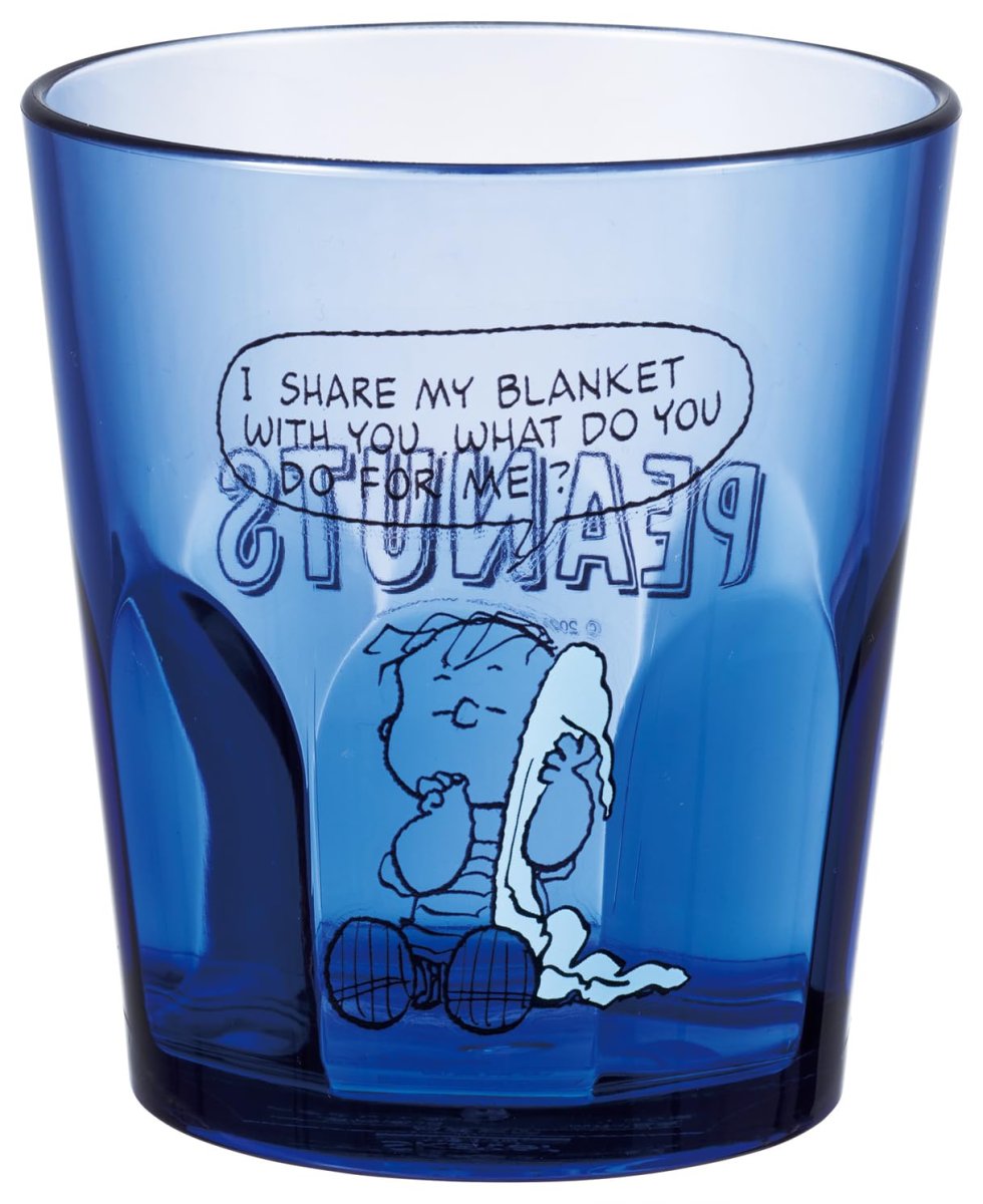 画像1: スケーター（Ｓｋａｔｅｒ） コップ ２８０ｍｌ プラスチック アクリル 食洗機対応 日本製 スヌーピー ＰＥＡＮＵＴＳ カラーシリーズ ライナス ＫＳＡ４Ｊ?Ａ (1)