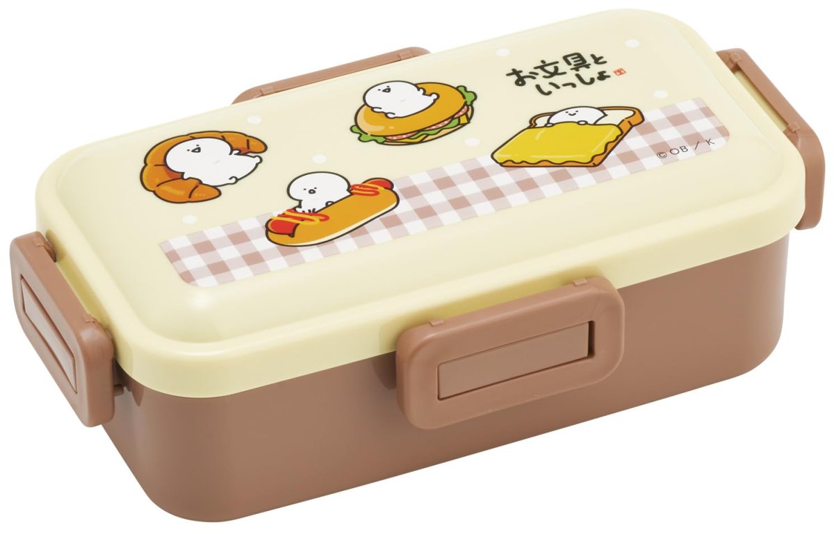 画像1: スケーター（Ｓｋａｔｅｒ） 弁当箱 ふわっと盛れる ランチボックス １段 ５３０ｍｌ 食洗機対応 レンジ対応 日本製 お文具といっしょ ２６ ＰＦＬＢ６?Ａ (1)