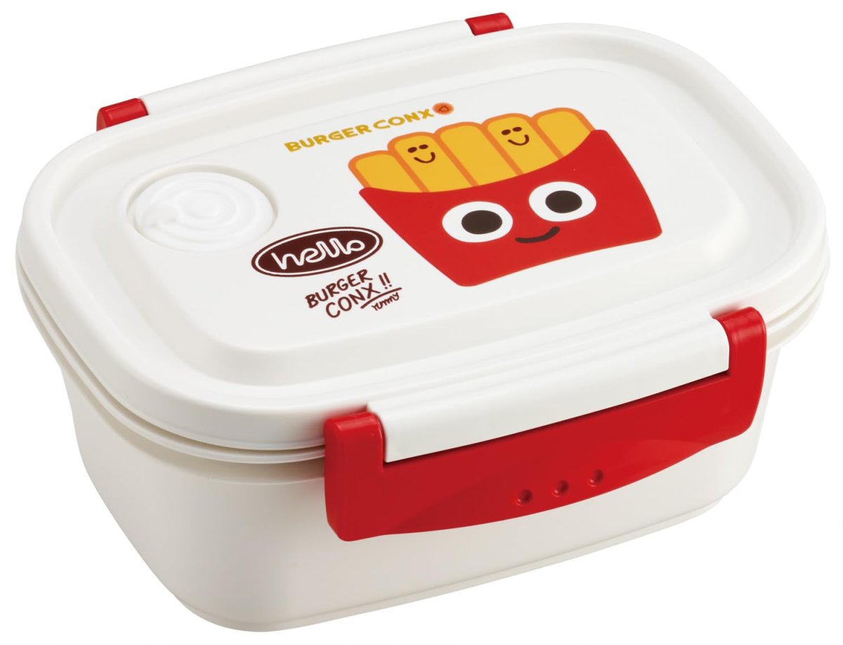 画像1: スケーター（Ｓｋａｔｅｒ） 弁当箱 ラク軽 ランチボックス Ｓサイズ １段 ４３０ｍｌ 食洗機対応 レンジ対応 冷凍 日本製 バーガーコンクス ハロー ＸＰＭ３?Ａ (1)