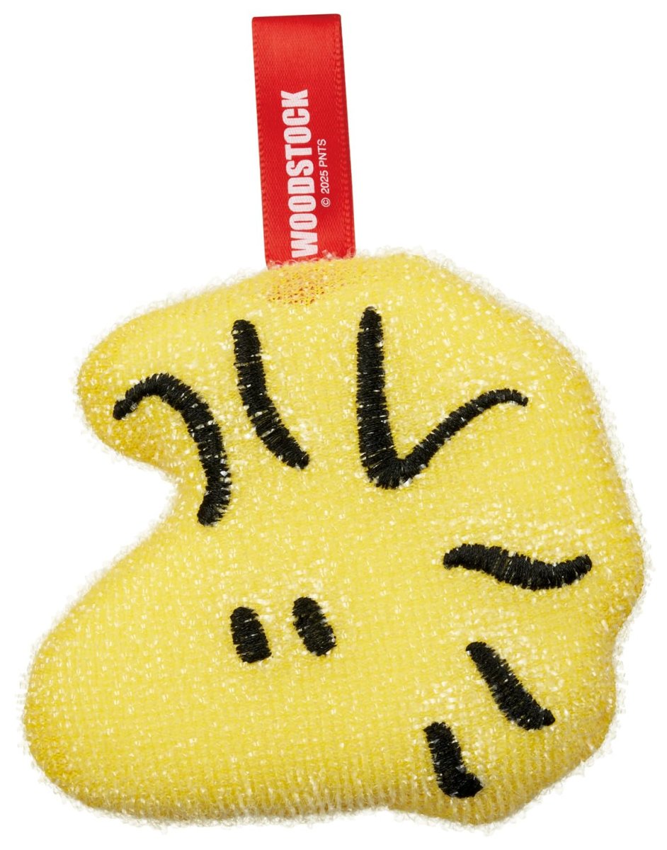 画像1: スケーター（Ｓｋａｔｅｒ） きらめき キッチン スポンジ たわし スヌーピー ＰＥＡＮＵＴＳ ウッドストック ＫＫＳＰ１?Ａ (1)