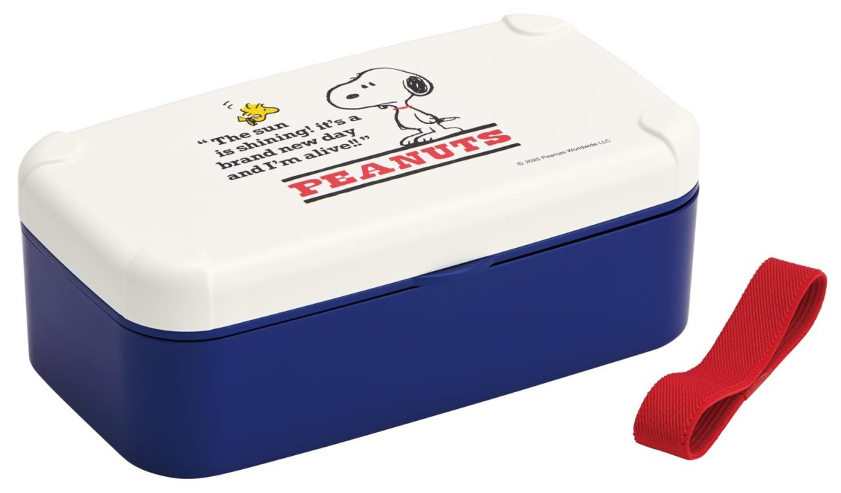 画像1: スケーター（Ｓｋａｔｅｒ） 弁当箱 スマホスタンド付 ランチボックス １段 ６００ｍｌ レンジ対応 食洗機対応 日本製 スヌーピー ＰＥＡＮＵＴＳ ＧＡＮＧ ＰＬＢ６ＳＳＨ?Ａ (1)