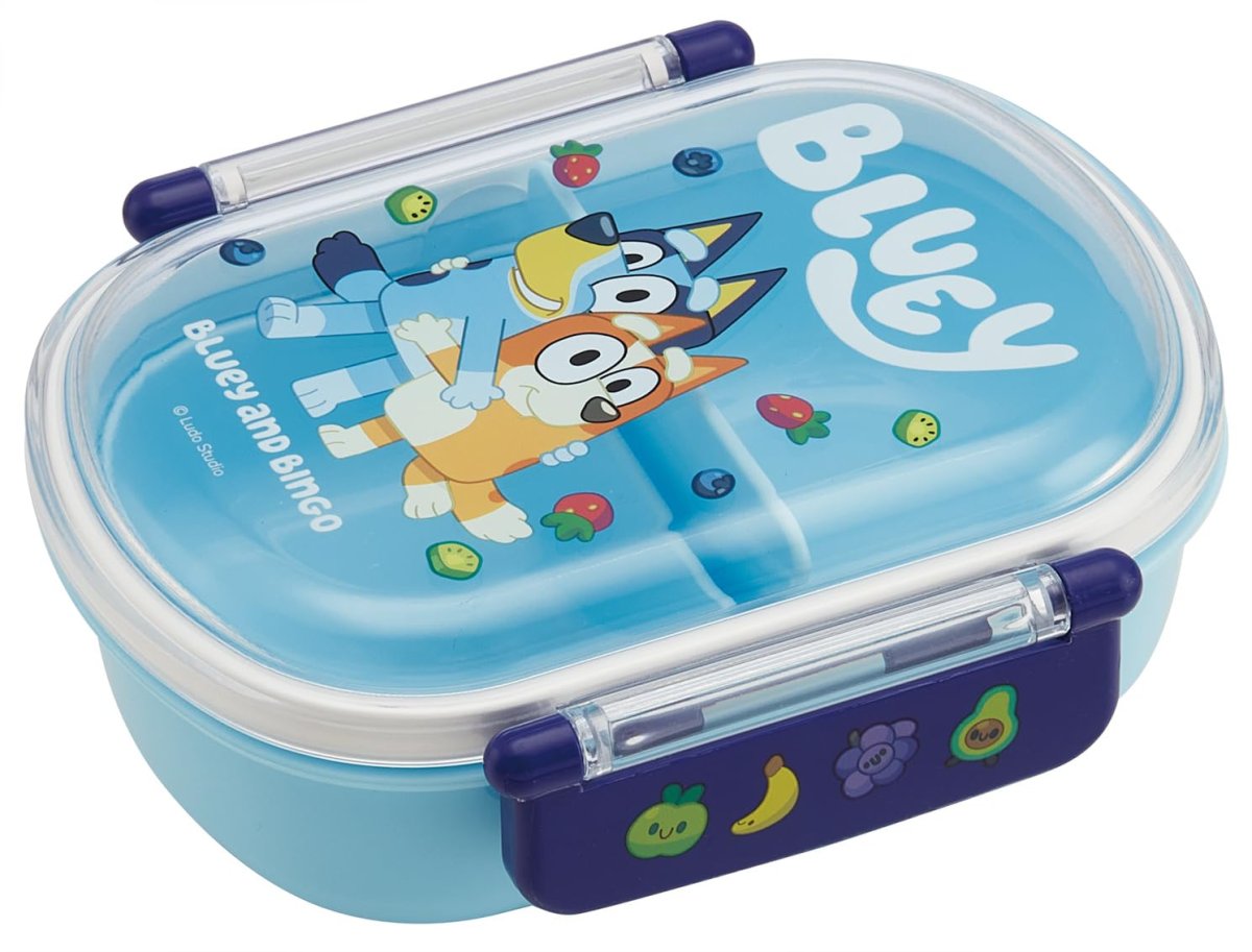 画像1: スケーター（Ｓｋａｔｅｒ） 子供用 弁当箱 ふわっと盛れる ランチボックス １段 ３６０ｍｌ 日本製 食洗機対応 レンジ対応 ブルーイ 男の子 女の子 ＱＡＦ２ＢＡ?Ａ (1)