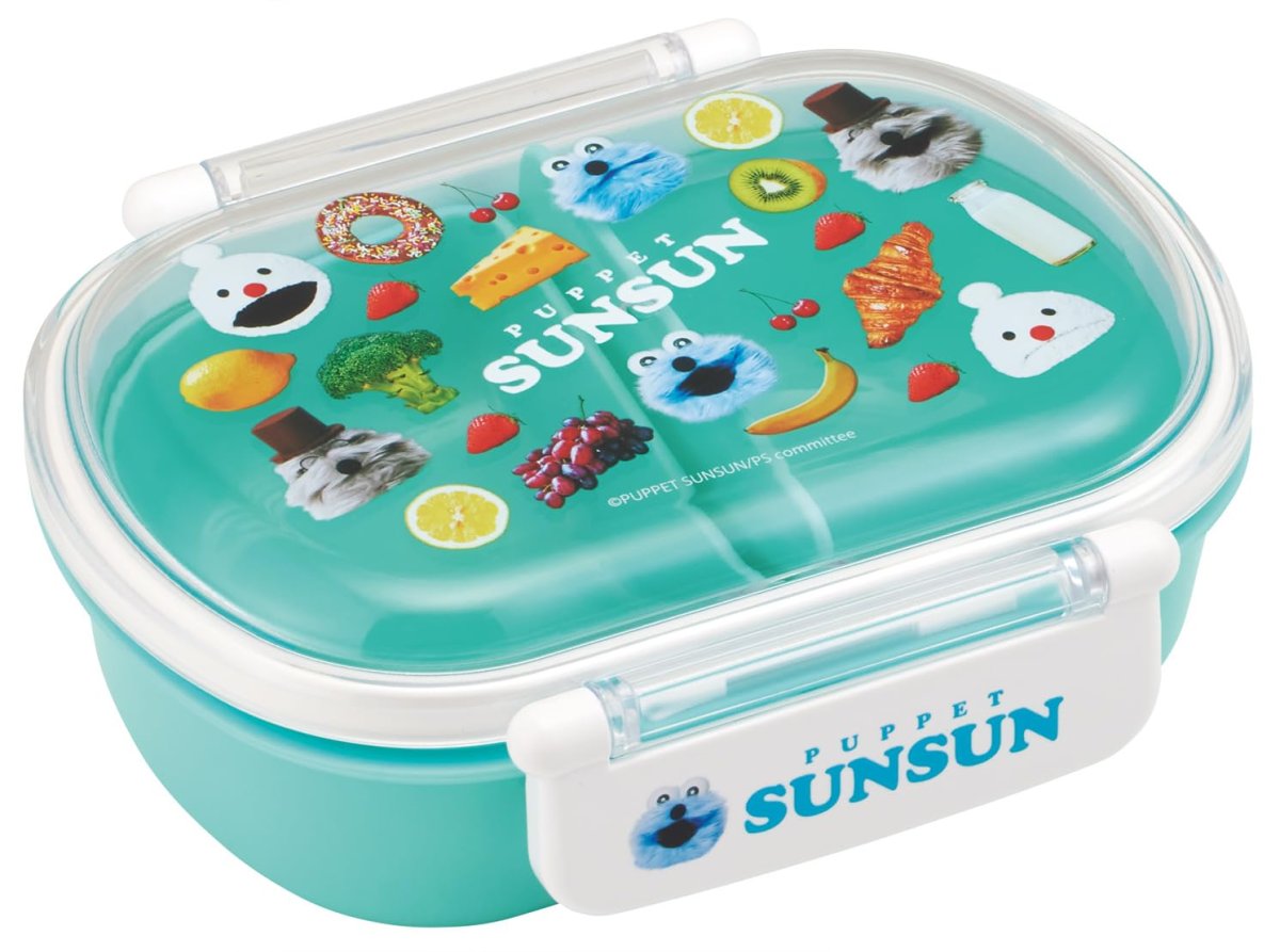 画像1: スケーター（Ｓｋａｔｅｒ） 子供用 弁当箱 ふわっと盛れる ランチボックス １段 ３６０ｍｌ 日本製 食洗機対応 レンジ対応 パペットスンスン 男の子 女の子 ＱＡＦ２ＢＡ?Ａ (1)