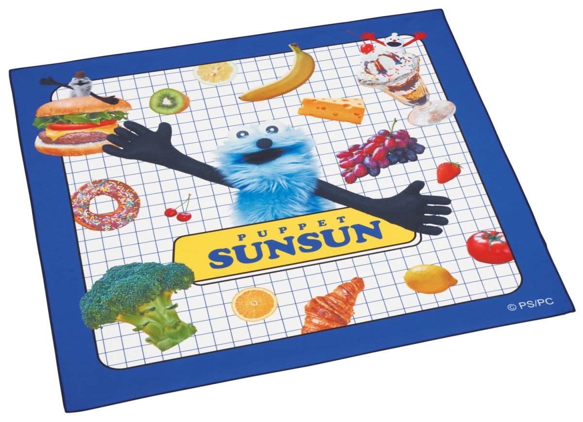 画像1: スケーター（Ｓｋａｔｅｒ） 子供用 お弁当 ランチクロス ４３×４３ｃｍ 日本製 パペットスンスン 男の子 女の子 ＫＢ４ＳＮ?Ａ (1)