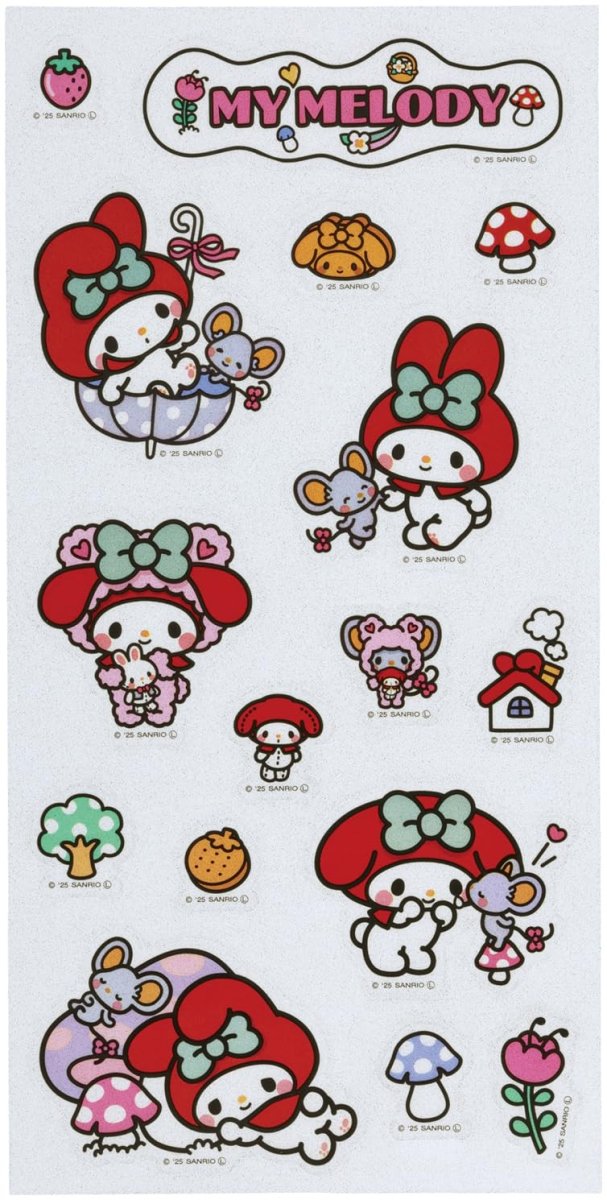 画像1: スケーター（Ｓｋａｔｅｒ） リフレクターステッカー シール 反射 サンリオ マイメロディ 大好きな日々 ＺＲＦＳ１?Ａ (1)