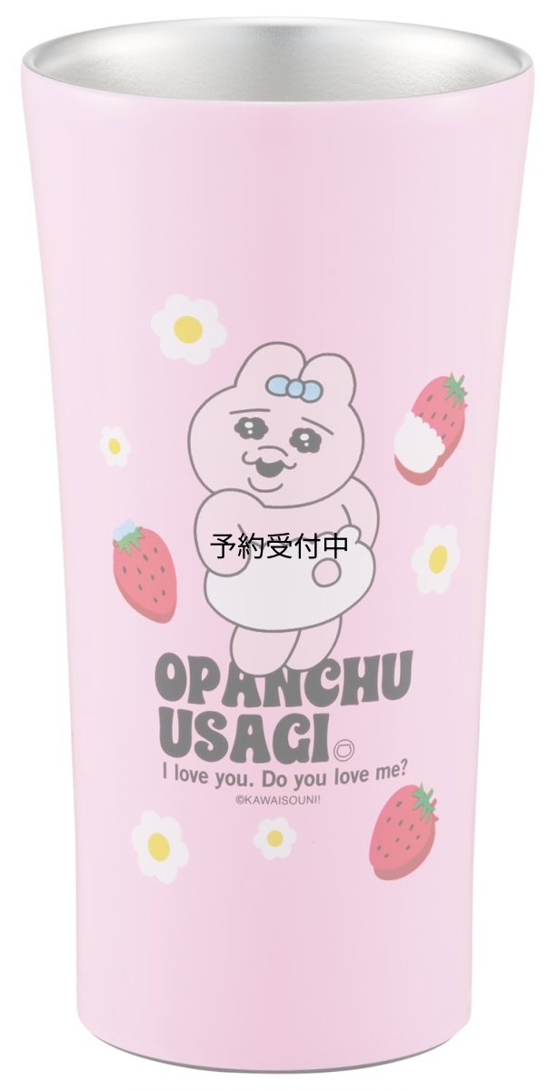 画像1: スケーター（Ｓｋａｔｅｒ） ステンレス タンブラー ４００ｍｌ 保温 保冷 おぱんちゅうさぎ いちご ＳＴＢ４Ｎ?Ａ (1)