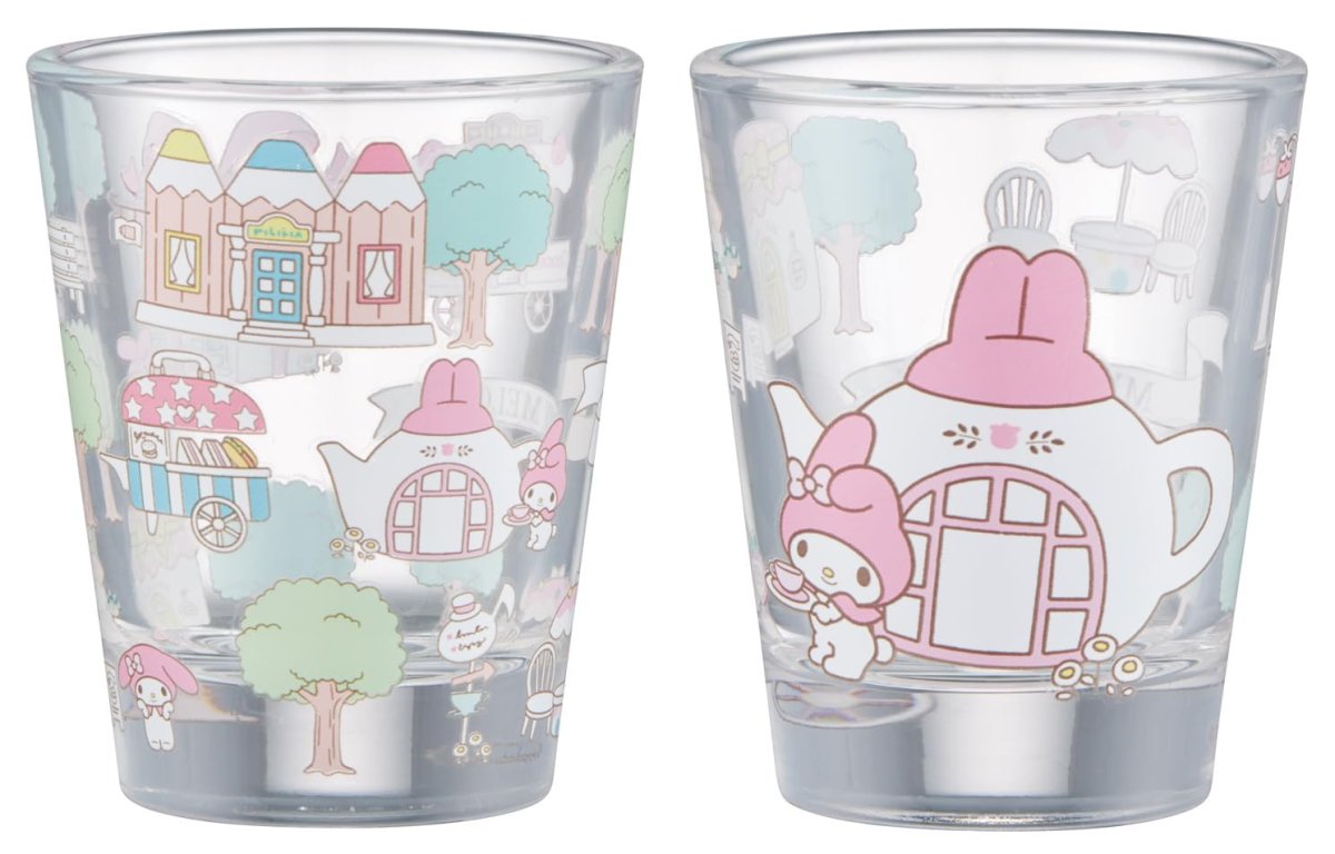 画像1: スケーター（Ｓｋａｔｅｒ） ミニグラス コップ ５０ｍｌ ２個 セット サンリオ マイメロディ ＧＳＭＮ２?Ａ (1)