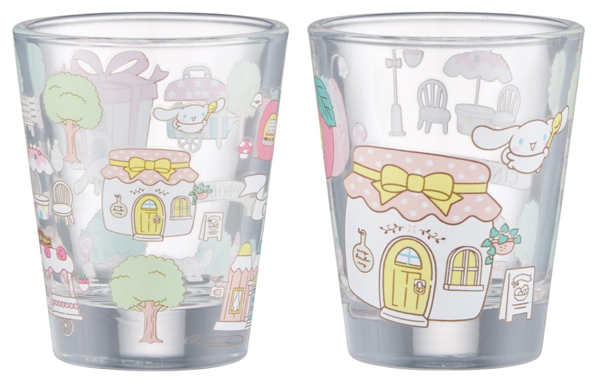 画像1: スケーター（Ｓｋａｔｅｒ） ミニグラス コップ ５０ｍｌ ２個 セット サンリオ シナモロール ＧＳＭＮ２?Ａ (1)