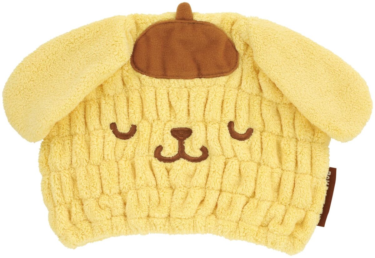 画像1: スケーター（Ｓｋａｔｅｒ） 吸水速乾 タオルキャップ ヘアドライ タオル サンリオ ポムポムプリン ねむねむ ＴＯＣ１１?Ａ (1)