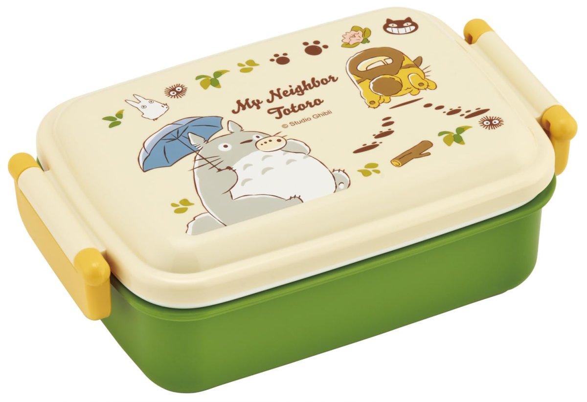 画像1: スケーター（Ｓｋａｔｅｒ） お弁当箱 子供用 ４５０ｍｌ ふわっと盛れるドーム型ふた ランチボックス １段 日本製 ジブリ トトロ ネコバス 男の子 女の子 ＲＢＦ３ＡＮ?Ａ (1)