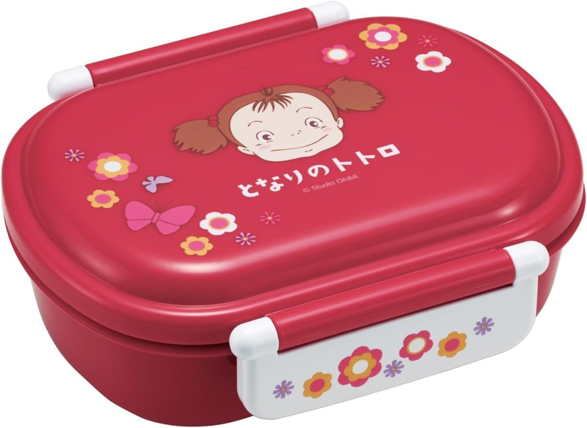 画像1: スケーター（Ｓｋａｔｅｒ） 子供用 弁当箱 ふわっと盛れる ランチボックス １段 ３６０ｍｌ 日本製 食洗機対応 レンジ対応 ジブリ トトロ メイのお弁当 女の子 ＱＡＦ２ＢＡ?Ａ (1)