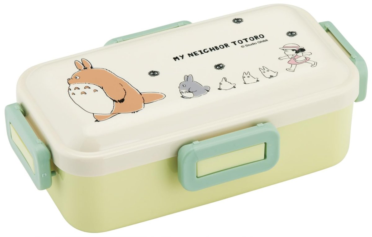 画像1: スケーター（Ｓｋａｔｅｒ） 弁当箱 ふわっと盛れる ランチボックス １段 ５３０ｍｌ 食洗機対応 レンジ対応 日本製 ジブリ となりのトトロ 行進 ＰＦＬＢ６?Ａ (1)