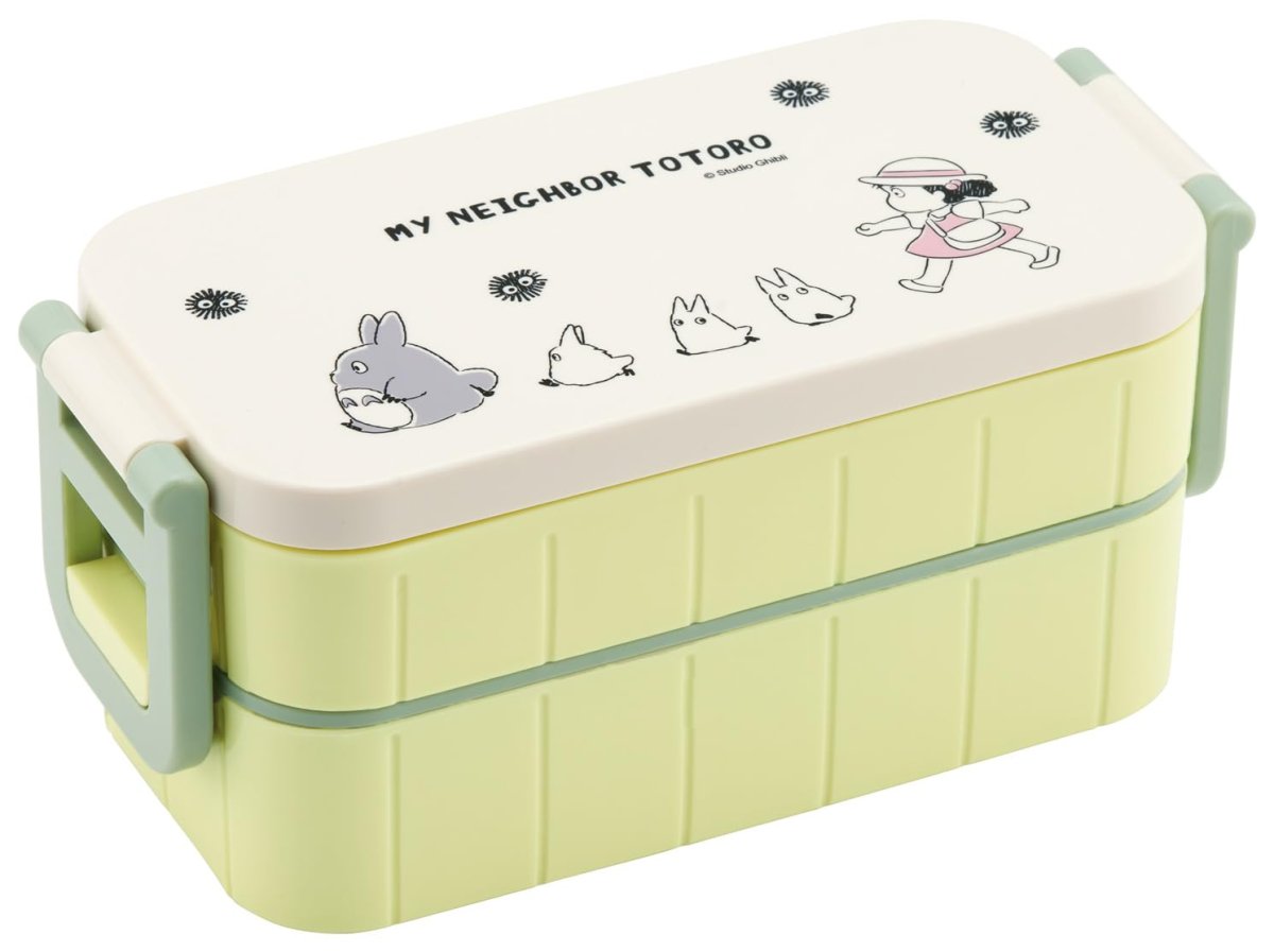 画像1: スケーター（Ｓｋａｔｅｒ） 弁当箱 ランチボックス ２段 ６００ｍｌ 日本製 ジブリ となりのトトロ 行進 ＹＺＷ３?Ａ (1)