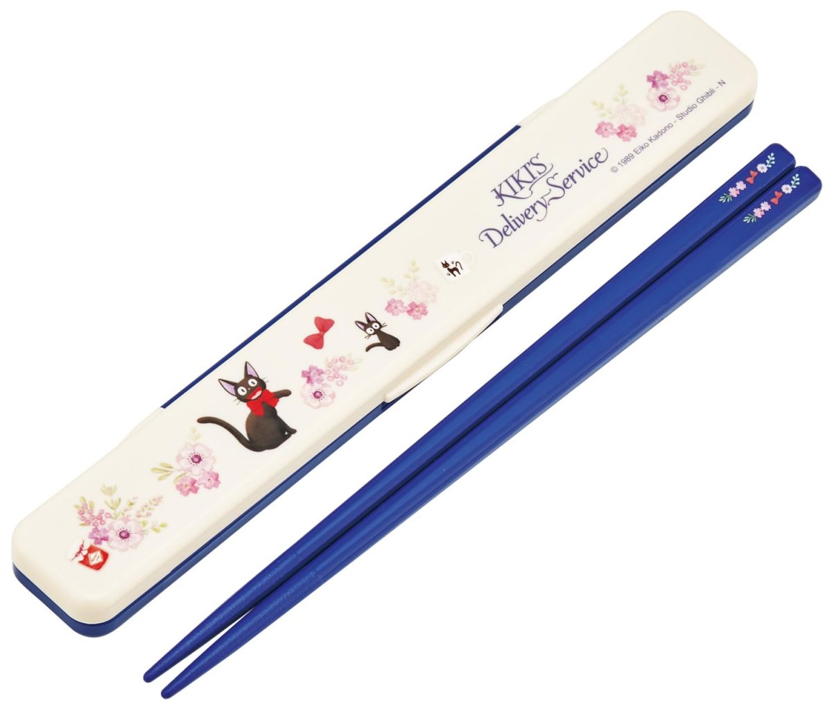 画像1: スケーター（Ｓｋａｔｅｒ） 箸 箸箱 セット １８ｃｍ 大人用 日本製 ジブリ 魔女の宅急便 フレンチ ＡＢＣ３?Ａ (1)