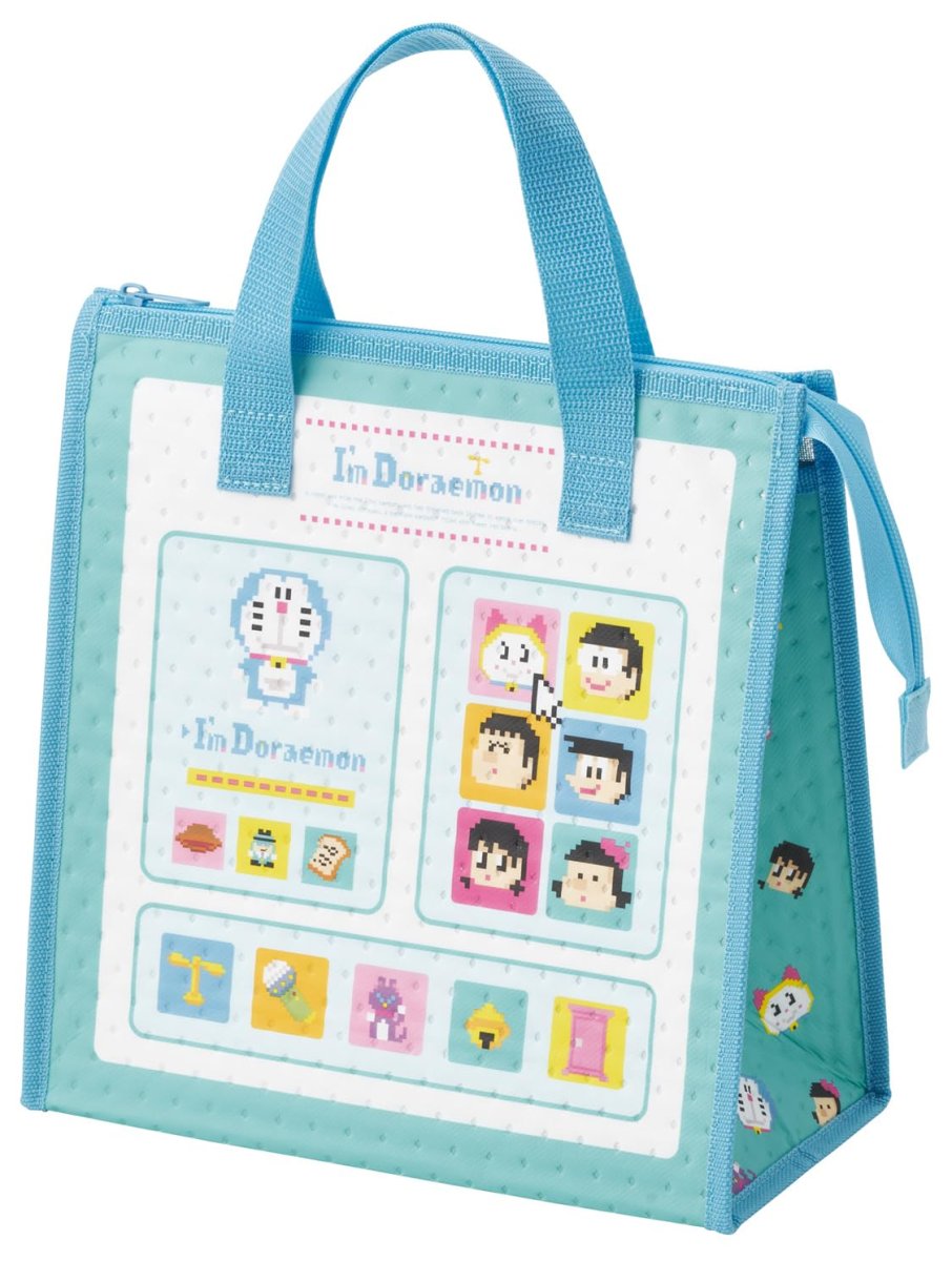 画像1: スケーター（Ｓｋａｔｅｒ） ランチバッグ 不織布 保冷 バッグ ２６．５×２７ｃｍ サンリオ Ｉ?ｍ Ｄｏｒａｅｍｏｎ ドラえもん ドット ＦＢＣ１?Ａ (1)