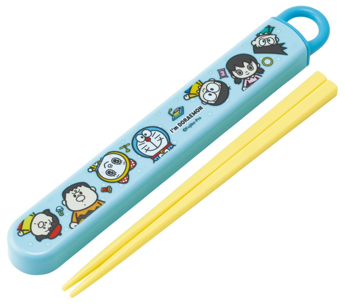 画像1: スケーター（Ｓｋａｔｅｒ） 箸 箸箱 セット 子供用 お弁当 １６．５ｃｍ 日本製 食洗機対応 スライド式 サンリオ Ｉ?ｍ Ｄｏｒａｅｍｏｎ ドラえもん ＰＯＰ 男の子 女の子 ＡＢＳ２ＡＭ?Ａ (1)