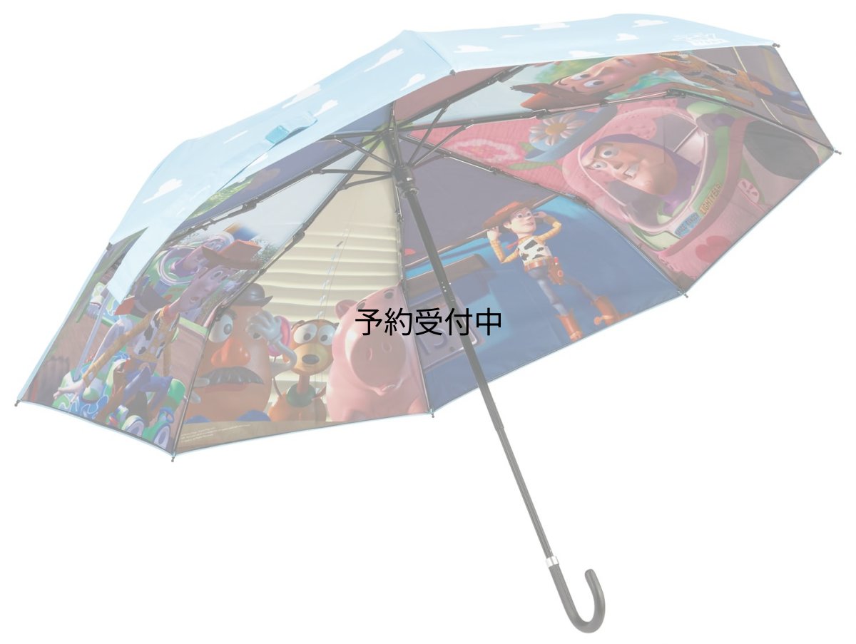 画像1: スケーター（Ｓｋａｔｅｒ） 傘 折りたたみ傘 晴雨兼用 両面印刷 遮光 遮熱 ＵＶカット ５５ｃｍ 収納袋付き ディズニー トイ・ストーリー ファイナルフレーム ７３３４６?Ａ (1)