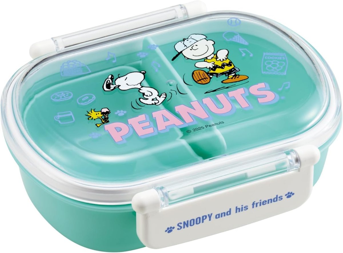 画像1: スケーター（Ｓｋａｔｅｒ） 子供用 弁当箱 ふわっと盛れる ランチボックス １段 ３６０ｍｌ 日本製 食洗機対応 レンジ対応 スヌーピー Ｆｕｎ Ｆｕｎ Ｆｒｉｅｎｄｓ 男の子 女の子 ＱＡＦ２ＢＡ?Ａ (1)