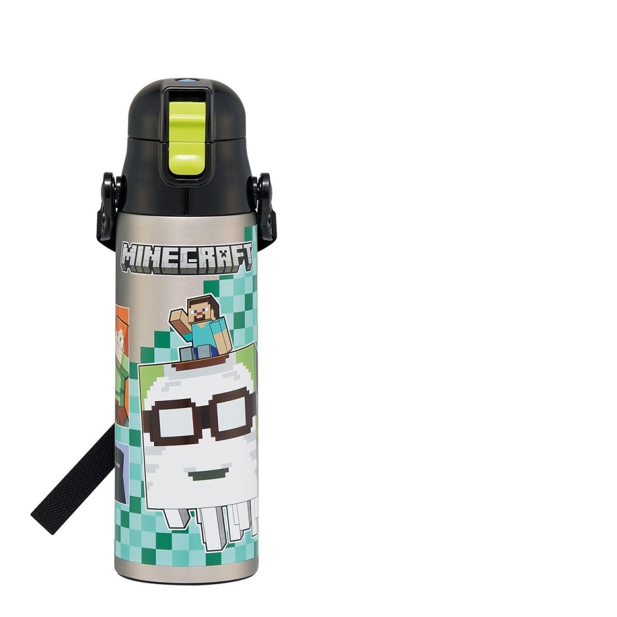 画像1: スケーター（Ｓｋａｔｅｒ） 水筒 ５８０ｍｌ 直飲み ステンレス スポーツボトル マインクラフト Ｍｉｎｅｃｒａｆｔ ２６ 男の子 ＳＤＣ６Ｎ?Ａ (1)