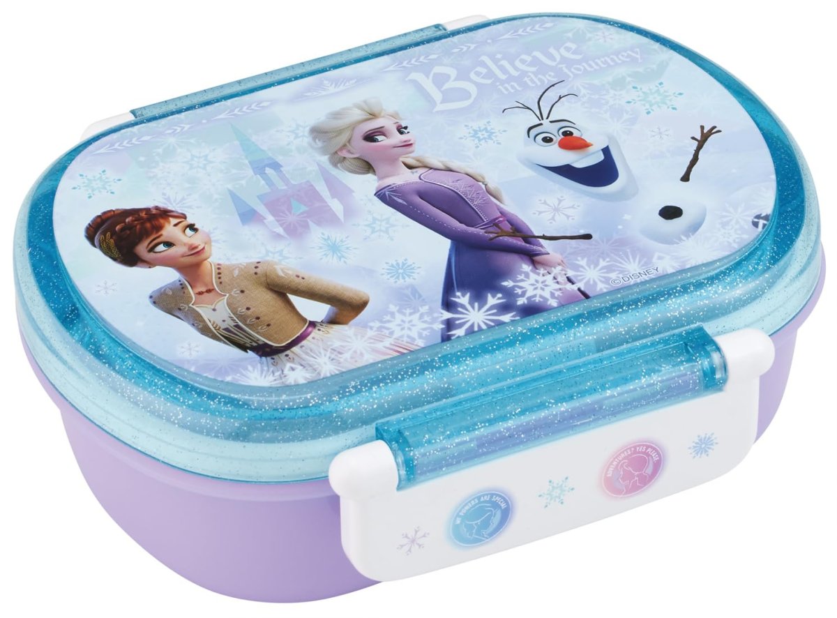 画像1: スケーター（Ｓｋａｔｅｒ） 弁当箱 ランチボックス ３６０ｍｌ 保冷剤付 ディズニー アナと雪の女王 ２６ 女の子 ＱＡ２ＢＮＩＣ?Ａ (1)