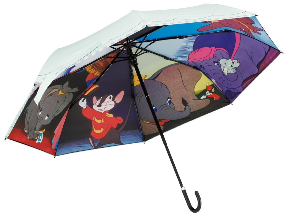 画像1: スケーター（Ｓｋａｔｅｒ） 傘 折りたたみ傘 晴雨兼用 両面印刷 遮光 遮熱 ＵＶカット ５５ｃｍ 収納袋付き ディズニー ダンボ ファイナルフレーム ＵＢＯＴＢＰ５５?Ａ (1)