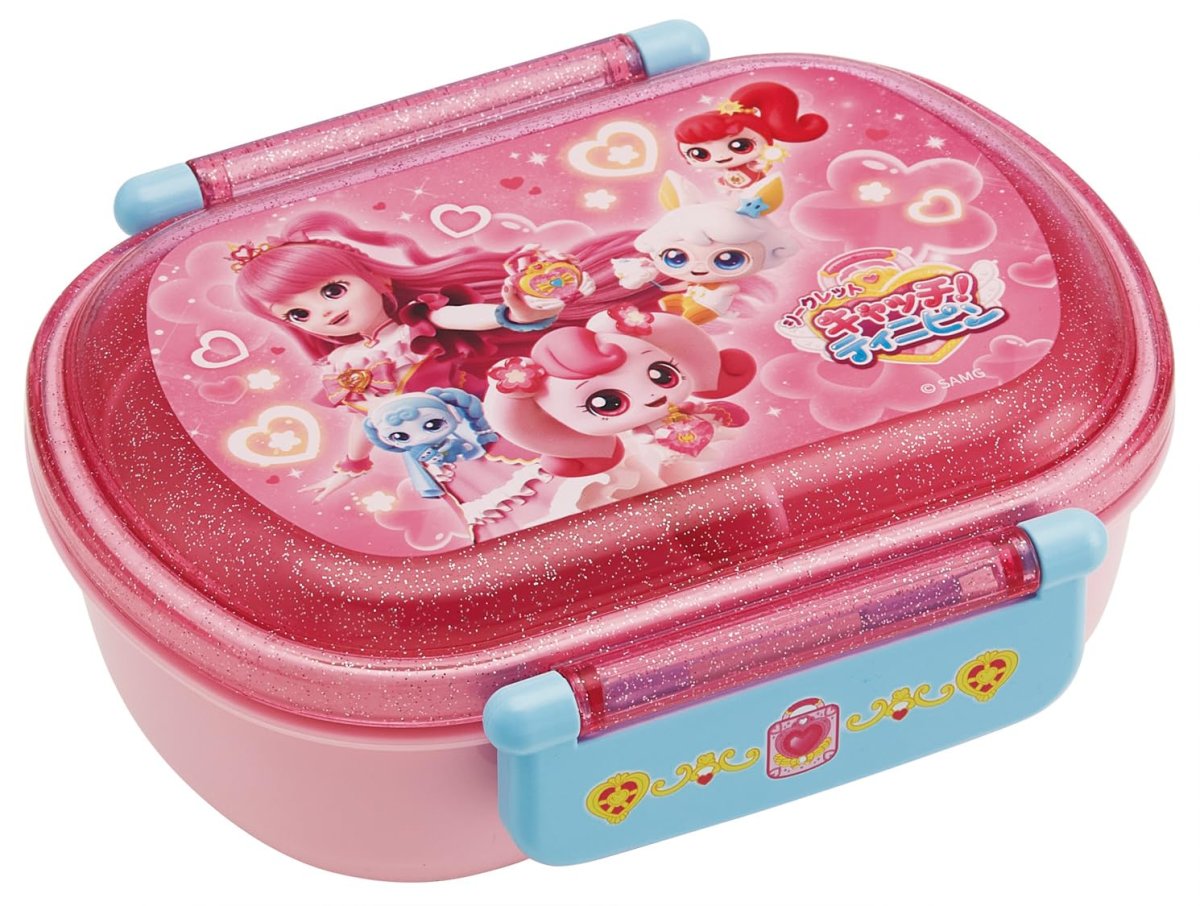 画像1: スケーター（Ｓｋａｔｅｒ） 子供用 弁当箱 ふわっと盛れる ランチボックス １段 ３６０ｍｌ 日本製 食洗機対応 レンジ対応 シークレット キャッチ！ティニピン 女の子 ＱＡＦ２ＢＡ?Ａ (1)