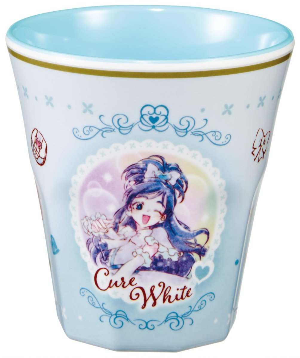 画像1: スケーター（Ｓｋａｔｅｒ） 子供用 メラミン タンブラー ２７０ｍｌ ふたりはプリキュア 水彩 キュアホワイト 女の子 ＭＴＢ２?Ａ (1)